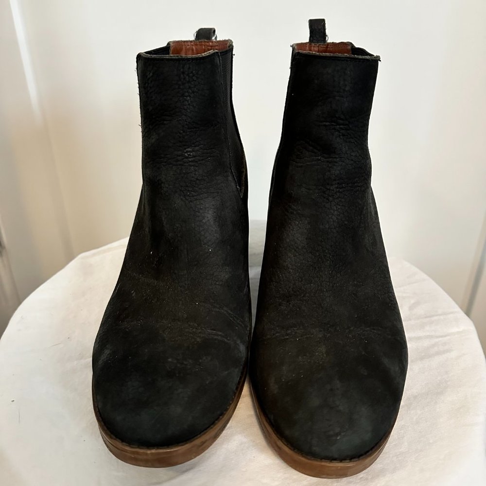 Lucky Brand - Suede Ankle Boot - Black - Sz 9.5
